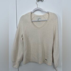 Abercrombie cream soft sweater